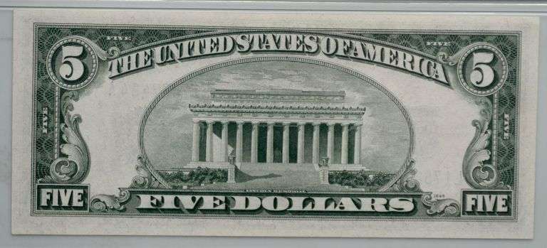 $5 1934 B PMG 66 EPQ Silver Certificate