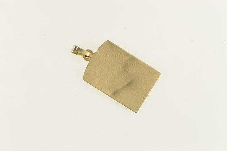 14K Yellow Gold Saint Christopher Travel Patron Protect Charm/Pendant