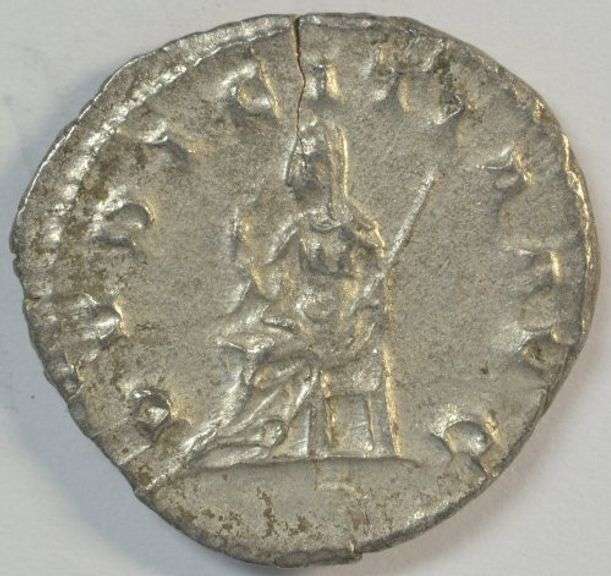 Near Mint Herennia Etruscilla Roman Silver Piece, 249-251 AD