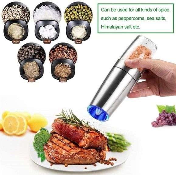 Stainless Silver Spice Grinder