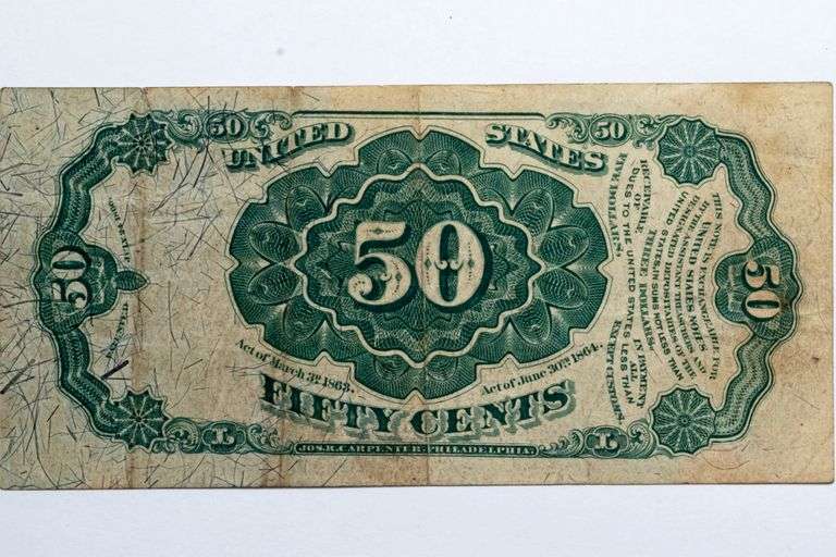 Bob Hope 50 Cent Fractional Currency Note