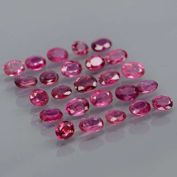 Heated only! 3.58ct natural violet red Ruby set