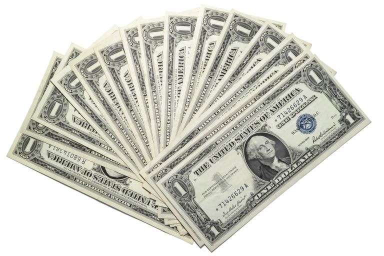 16 Near Unc +/- Including a Star Various 1957 $1 Silver Certificates