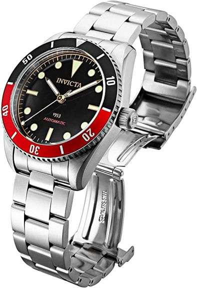 Invicta Black Dial Automatic, New In Box.
