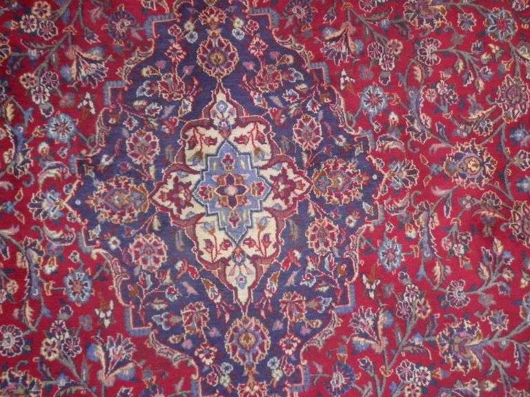 Handmade Persian Kashan 9.9x13.11
