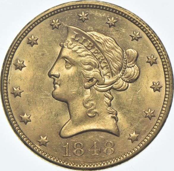 1848 $10 Liberty Head Gold Eagle