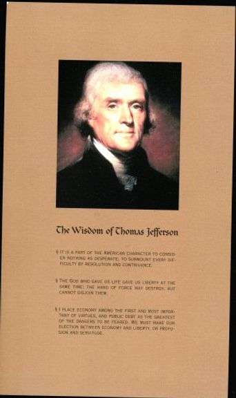 Uncut Sheet of 4 2003 $2 Federal Reserve Notes in Jefferson Folio