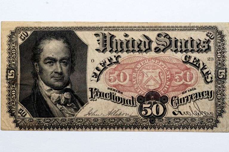 Bob Hope 50 Cent Fractional Currency Note