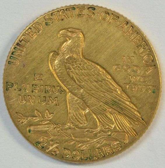 Better date 1909 US $2.50 Indian Gold Piece. Choice BU