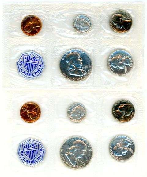 1957 & 1958 US Silver Proof Sets