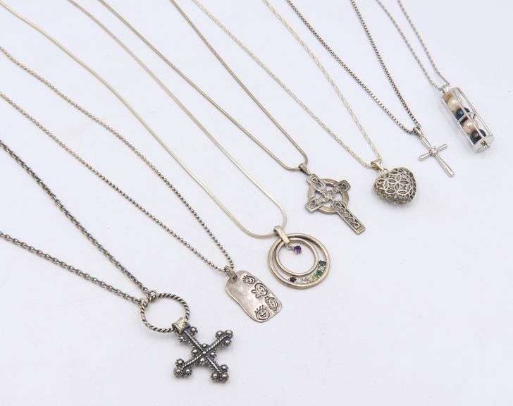 Group Lot of Vintage 925 Sterling Silver Jewelry
