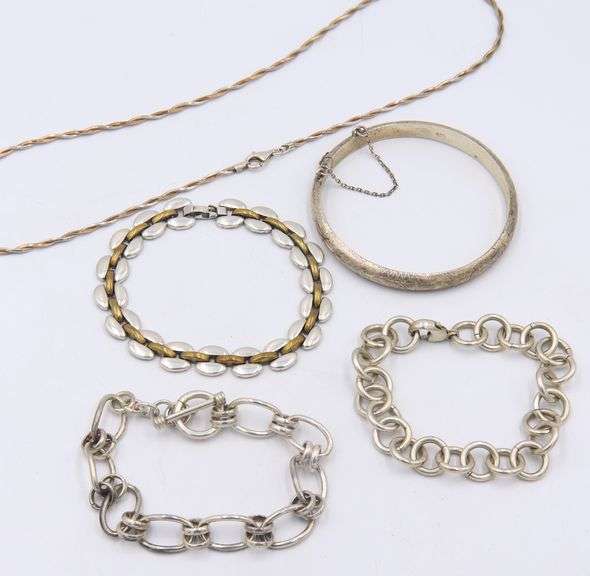 Group Lot of Vintage 925 Sterling Silver Jewelry