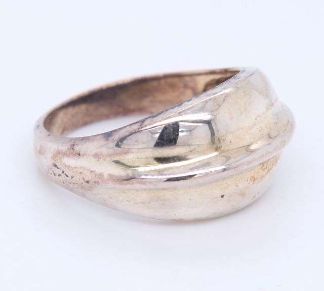 Vintage 925 Sterling Silver Dome Ring