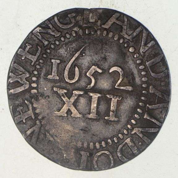 1652 Colonial New England Pine Tree Shilling