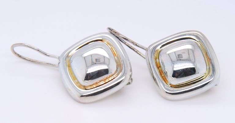 Sterling Silver Earring Two Pair Of Earrings