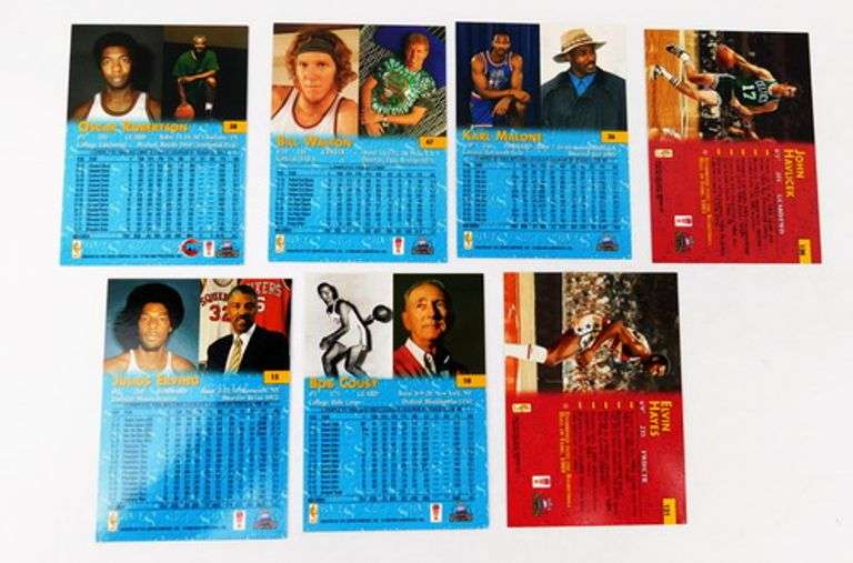 7 NBA Topps Basketball Stars Cards, 1996