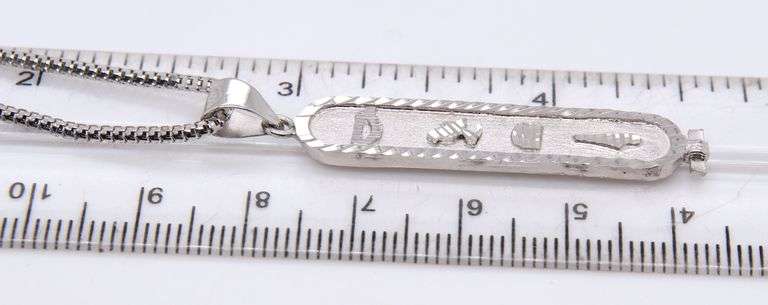 Vintage Italian Sterling Silver Kate Pendant on Chain