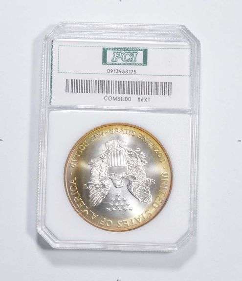 MS69 2000 American Silver Eagle - 100% White - PCI INSANE tone