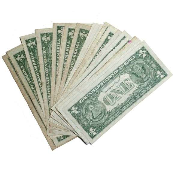 11 Assorted Star &13 Assorted 1957 B $1 Silver Certificates
