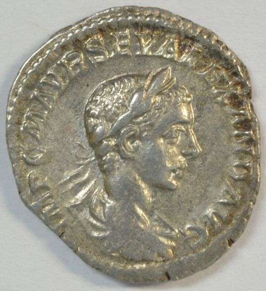 Near Mint Severus Alexander Roman Silver Denarius, 222-235 AD