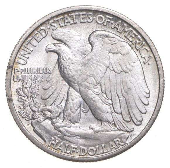 1921-D Walking Liberty Half Dollar