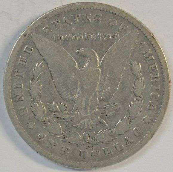 Very scarce 1892-CC Morgan Silver Dollar in circ