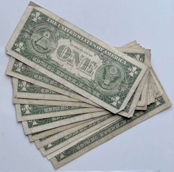 14 Various 1935 & 1957 Series $1 Silver Certificates Including 3 Stars