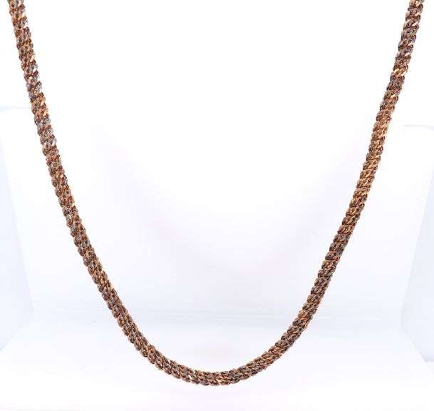 Italian 925 Sterling Silver Popcorn Chain Necklace