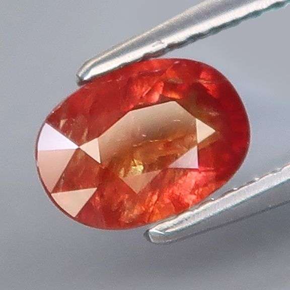 Rich warm red 1.13ct UNTREATED Sapphire
