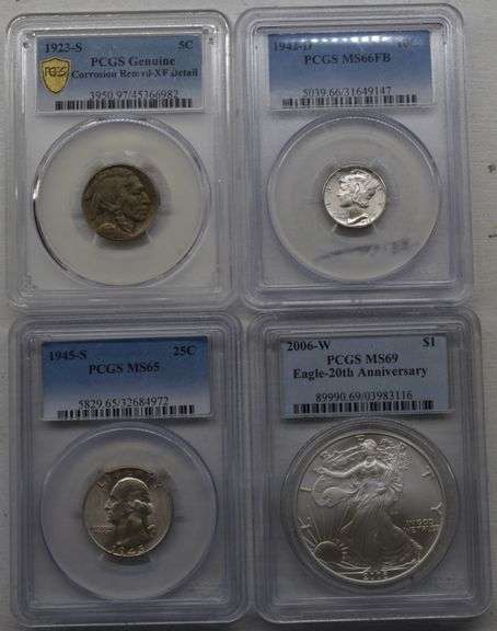 Lot of 4 Collectibles US Coins