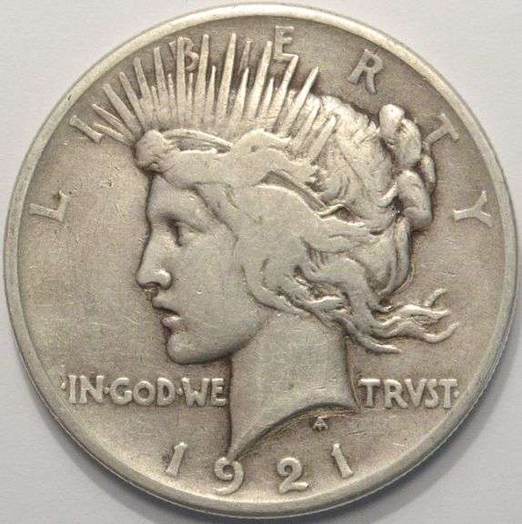 1921 High Relief Peace Silver Dollar