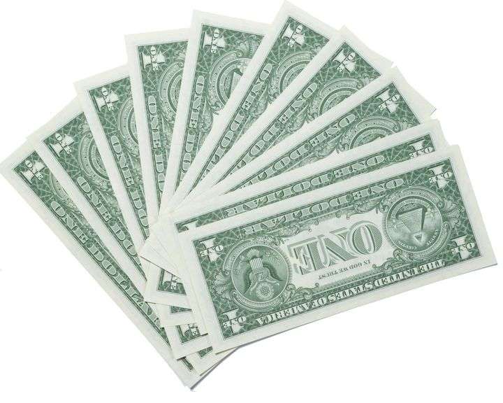 10 Consecutive 1957 B Series Gem Unc $1 Silver Certificates