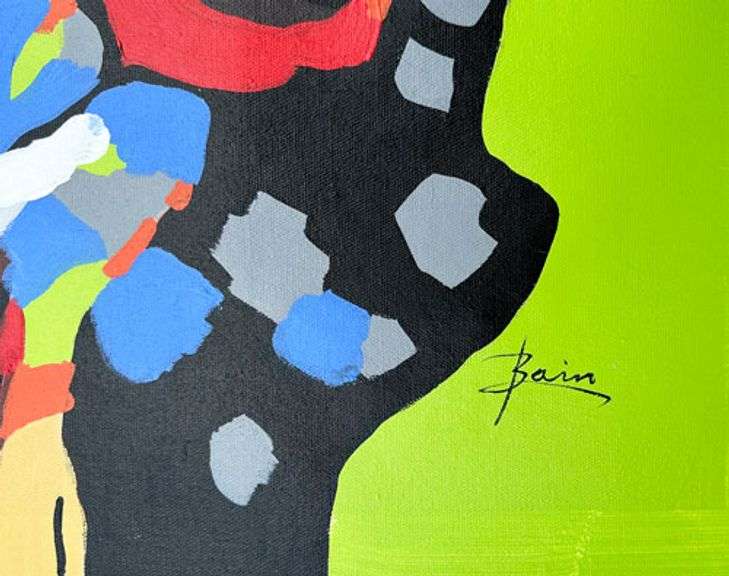 UNIQUE AND BEAUTIFUL PAINTING ON CANVAS