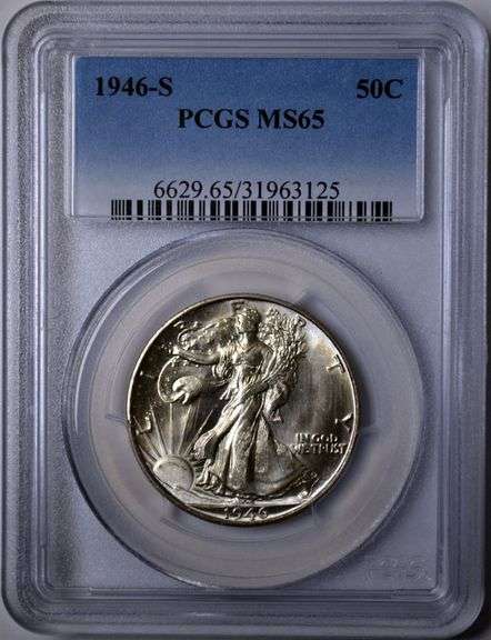 1946-S Walking Liberty Half Dollar PCGS MS65