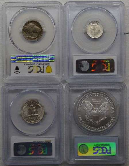 Lot of 4 Collectibles US Coins