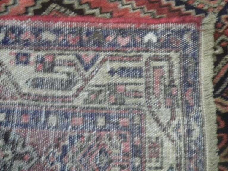 Handmade Persian Sarouk 3.6x10.2