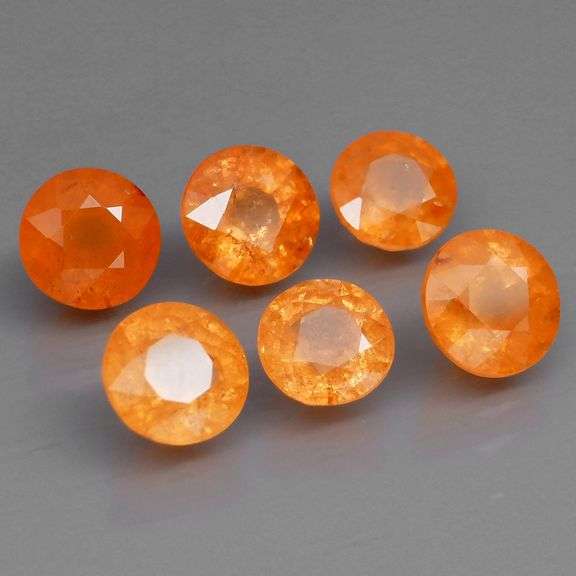Fabulous 7.46ct Fanta orange Garnet set