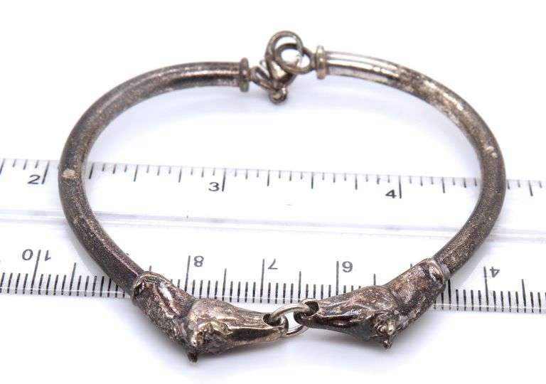 Group Lot of 3 Vintage 925 Sterling Silver Bracelets