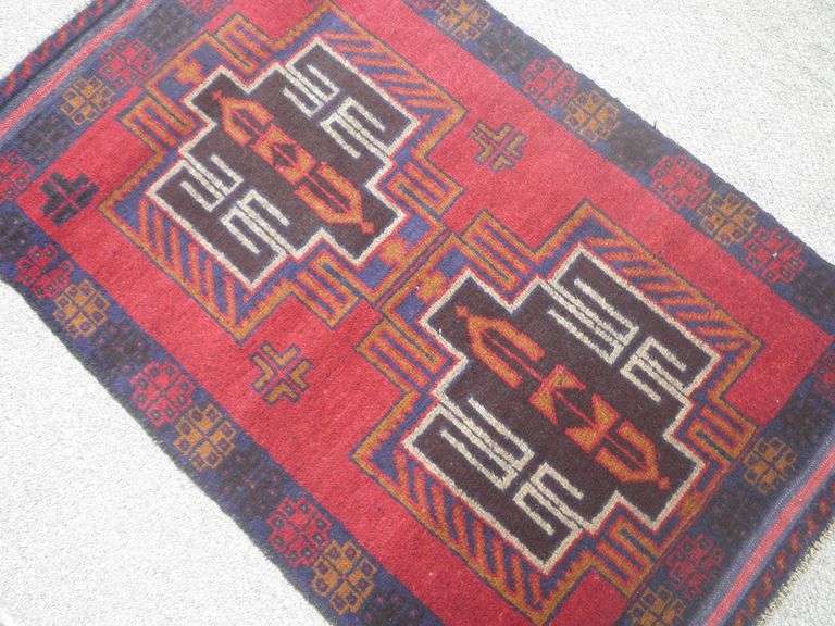 Handmade Persian Balouch 2.11x4.9