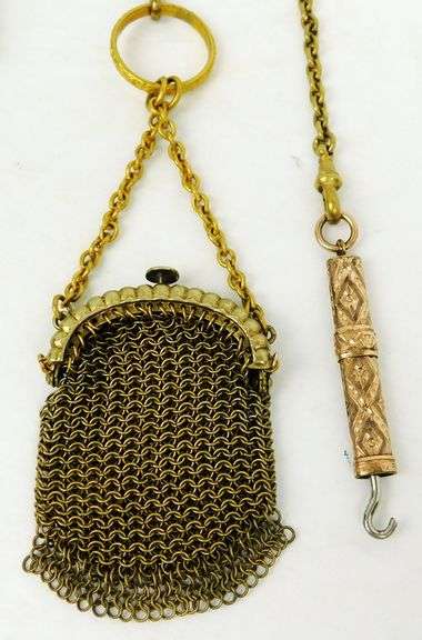 Amazing 1880's Ladies English Chatelaine