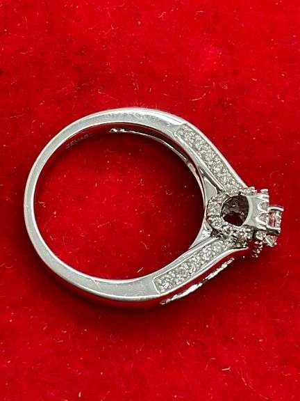 CERTIFIED BRAND NEW 14K WHITE GOLD AND DIAMOND RING
