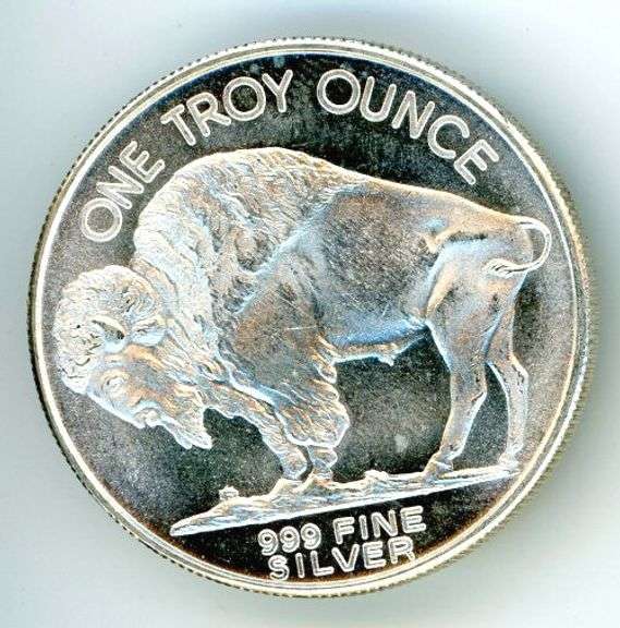 1 Troy Ounce Buffalo .999 Silver Round