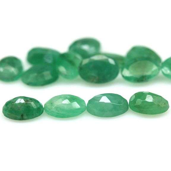 Large 9.16ct 14 piece Zambian Emerald set
