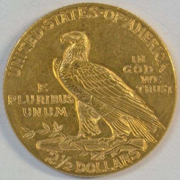 Very pleasing BU 1911 US $2.50 Indian Gold Piece. Nice