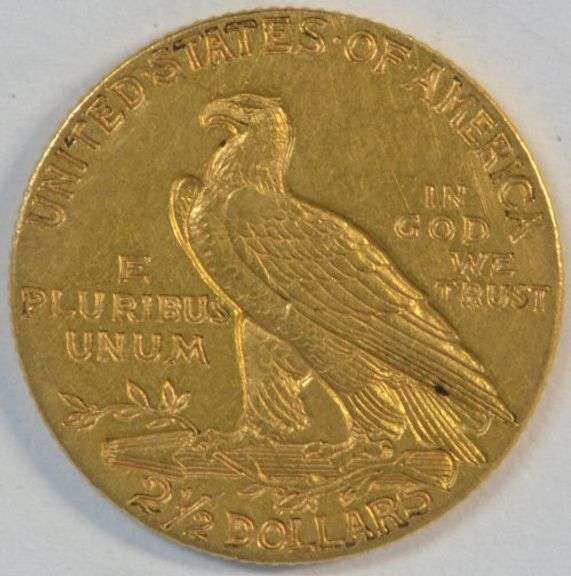 Lovely 1909 US $2.50 Indian Gold Piece. Better date