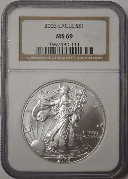 2006 American Silver Eagle NGC MS69