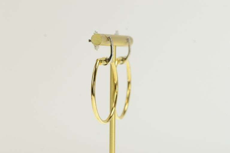 18K Yellow Gold Roberto Coin Classica Parisienne Diamond Earrings
