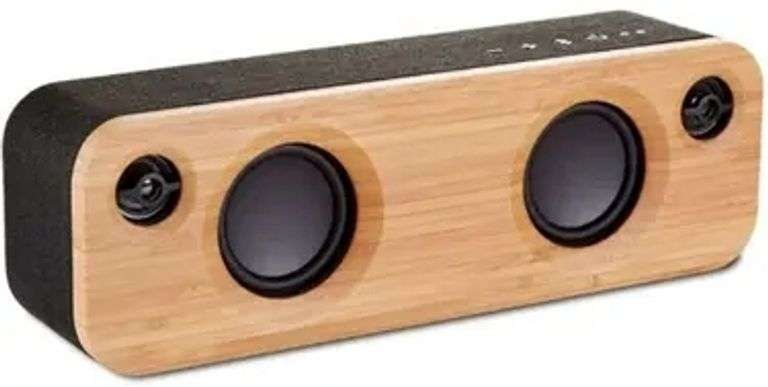 30W Bluetooth Speakers Bamboo Wood Wireless Speaker