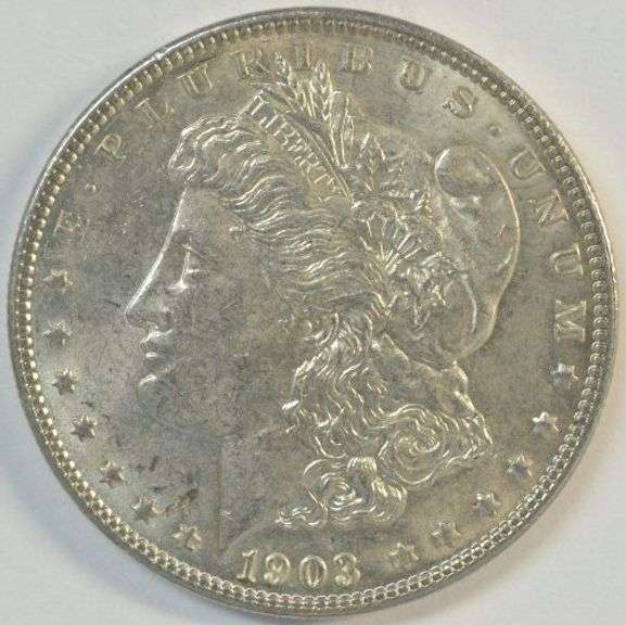 Fully struck BU 1903-P Morgan Silver Dollar