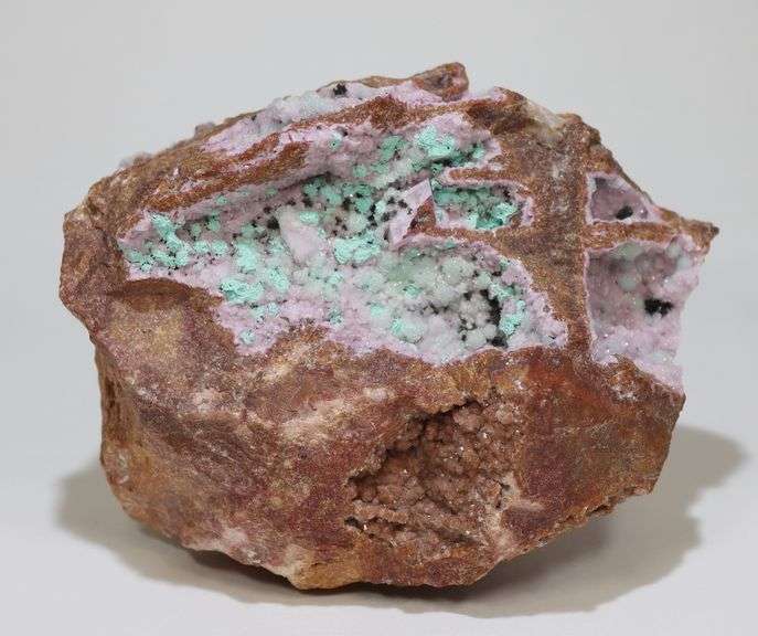 Huge! 3,570ct Selenite and Rosasite specimen